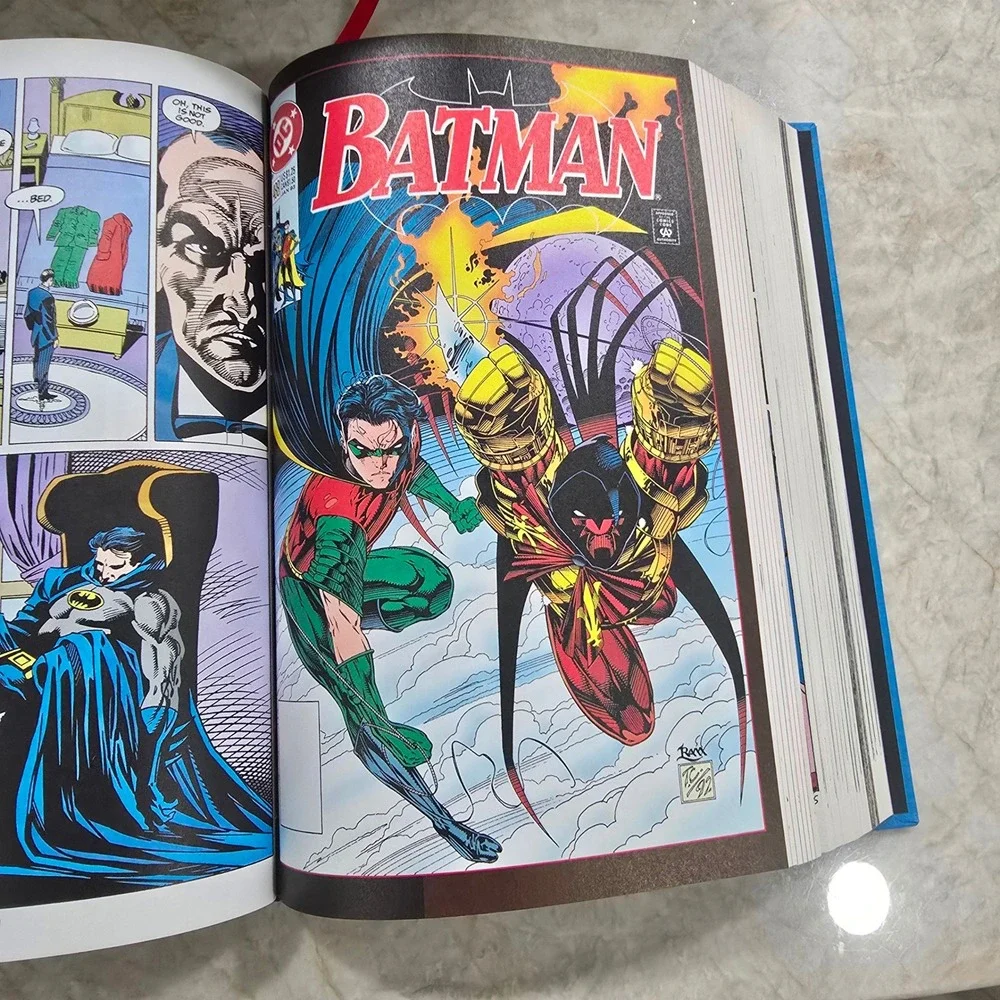 DC Comics Batman Knightfall Custom Bound Vol 1 2 Hardcover Set. One of a kind